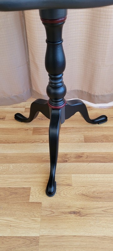 Solid Wood Antique Side Table Accent Table Gothic Vibes gallery