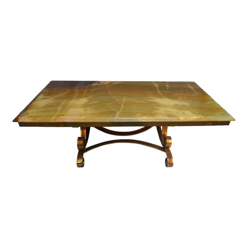 1970s Onyx Coffee Table by Muller’s of Mexico