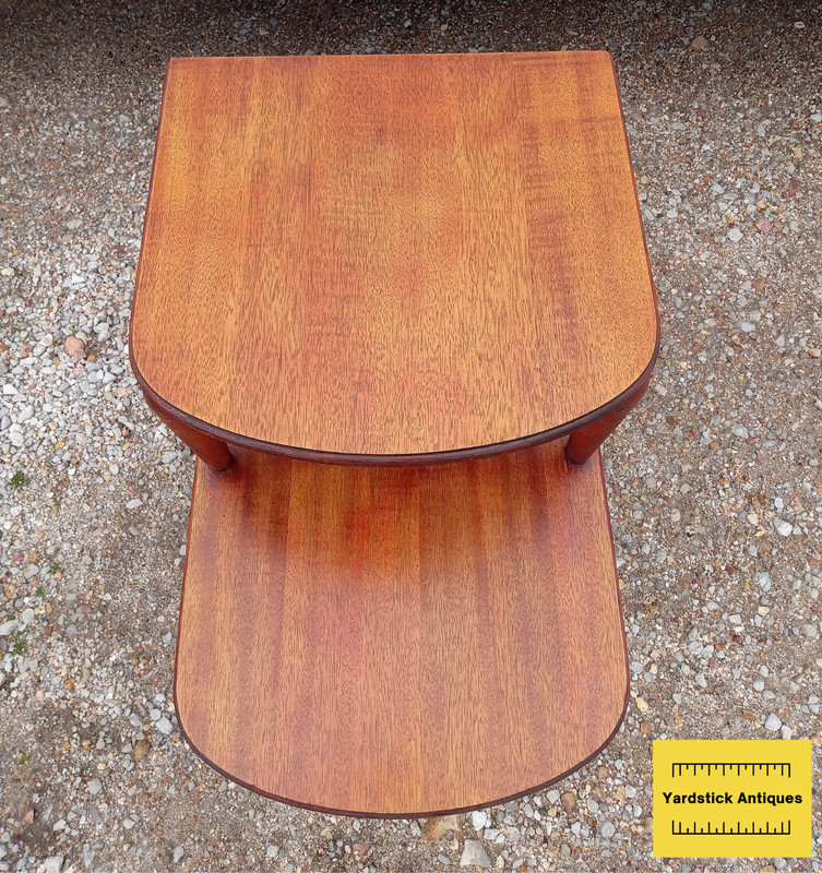 Mid Century Mahogany Step End Table (1 Table) (SET-57) gallery