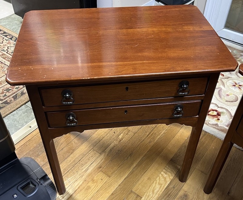 Bob Timberlake Cherry 2 Drawers Side/ End Table - Set Of 2 gallery