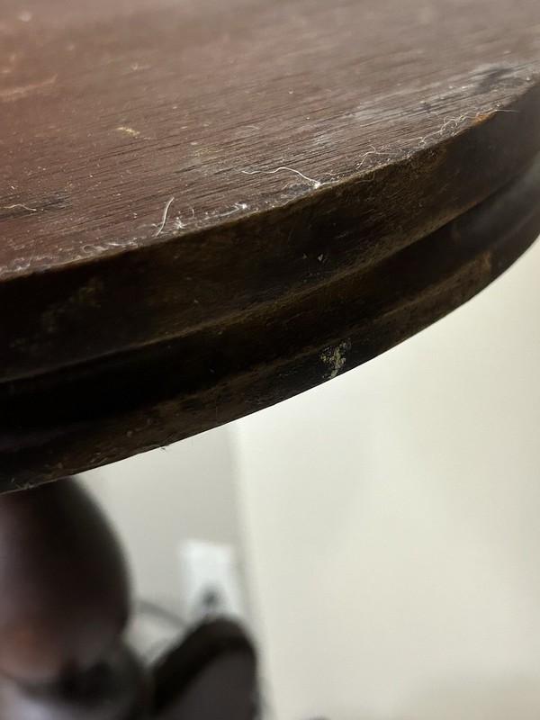 Antique 20th Century Made In Italy Side Table with Marble Top See Description gallery