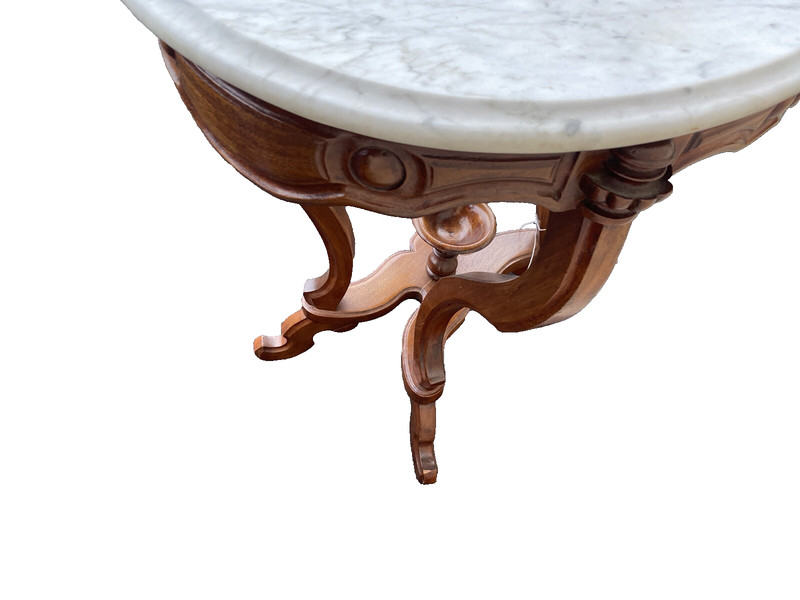 65035 Antique Victorian Walnut Lamp Table Stand gallery