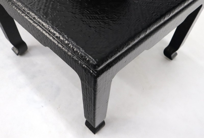 Mid-Century Modern Cloth Wrapped Square Side End Table gallery