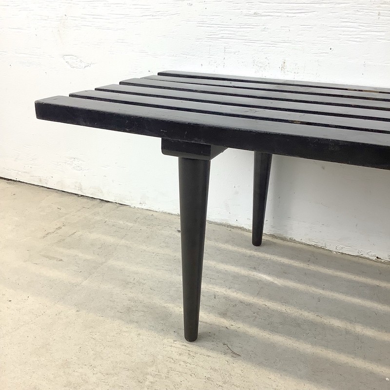 Mid-Century Slat Bench or Coffee Table gallery