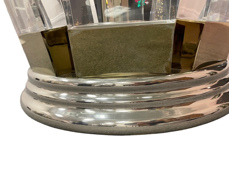 Beautiful Lucite Table Base and Glass Top gallery
