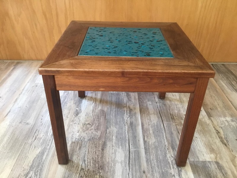 John Keal For Brown Saltman CONSTELLATION Copper Tile Side Table Price EACH gallery