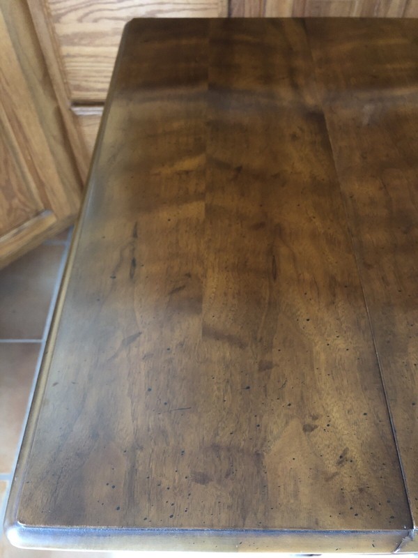 Henredon Table Wood Folio Four Gate Leg Drop Leaf gallery