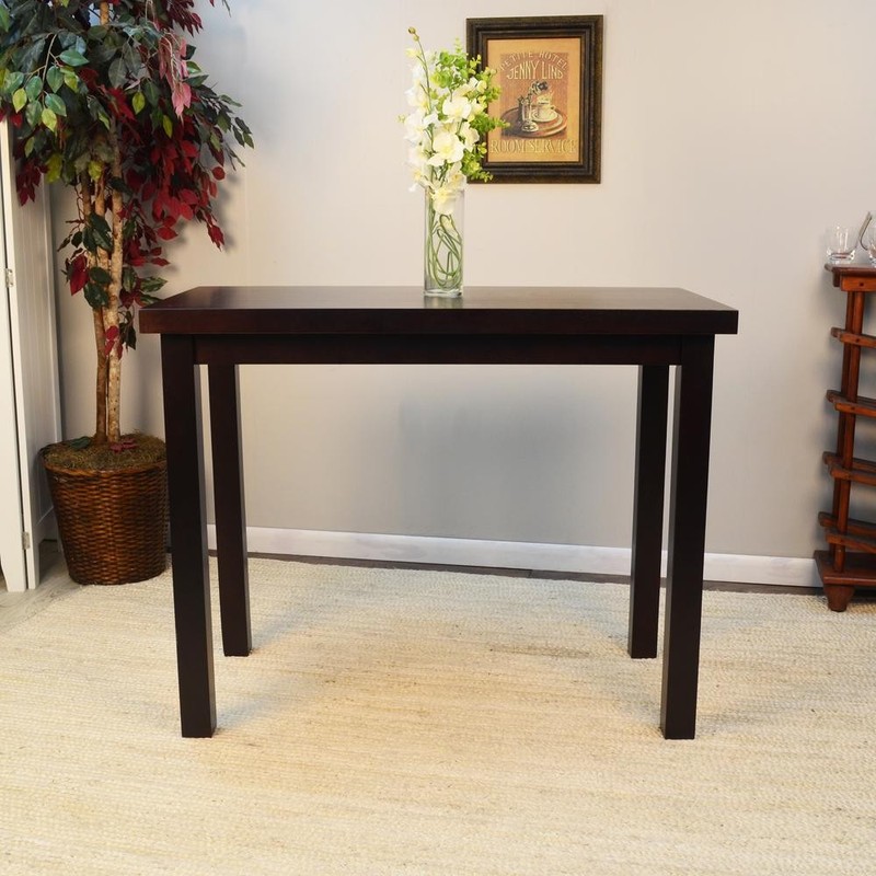 Waverly Thick Top Bar Table - Espresso gallery