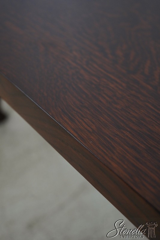66112EC: STICKLEY Mission Oak Trestle Dining Room Table gallery