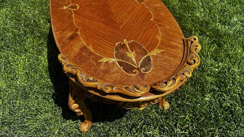 Vintage Oval Coffee Table gallery