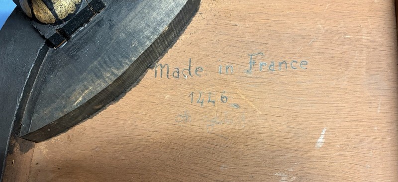 Wood table late 19th century renaissance revival Made In France gallery