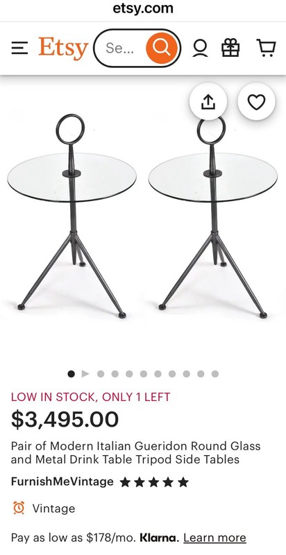 ONE Vintage Gueirdon Table