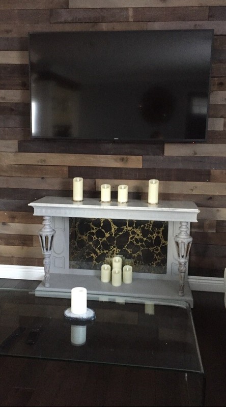 Grey Wood Console Table With White Carrara Mable Top And Mercury Glass Antique