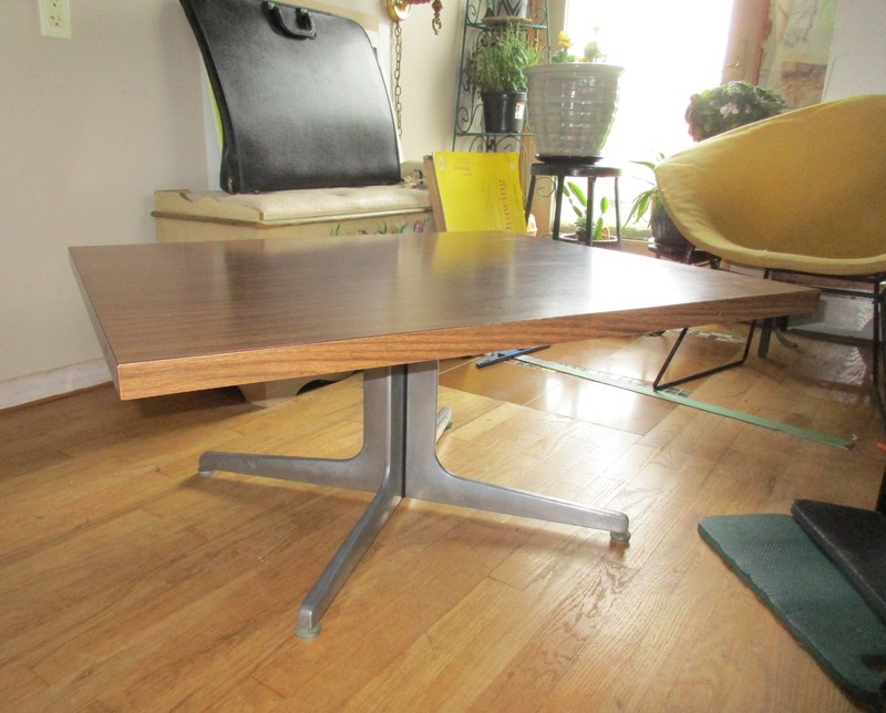 MCM Coffee Table Laminate, Aluminum Star Base Style HERMAN MILLER GEORGE NELSON gallery