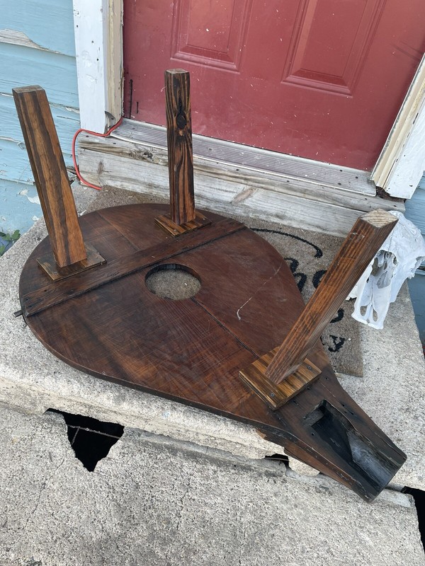 Antique Fireplace Bellows Top Coffee Table Side Table “Awesome Aesthetics” gallery