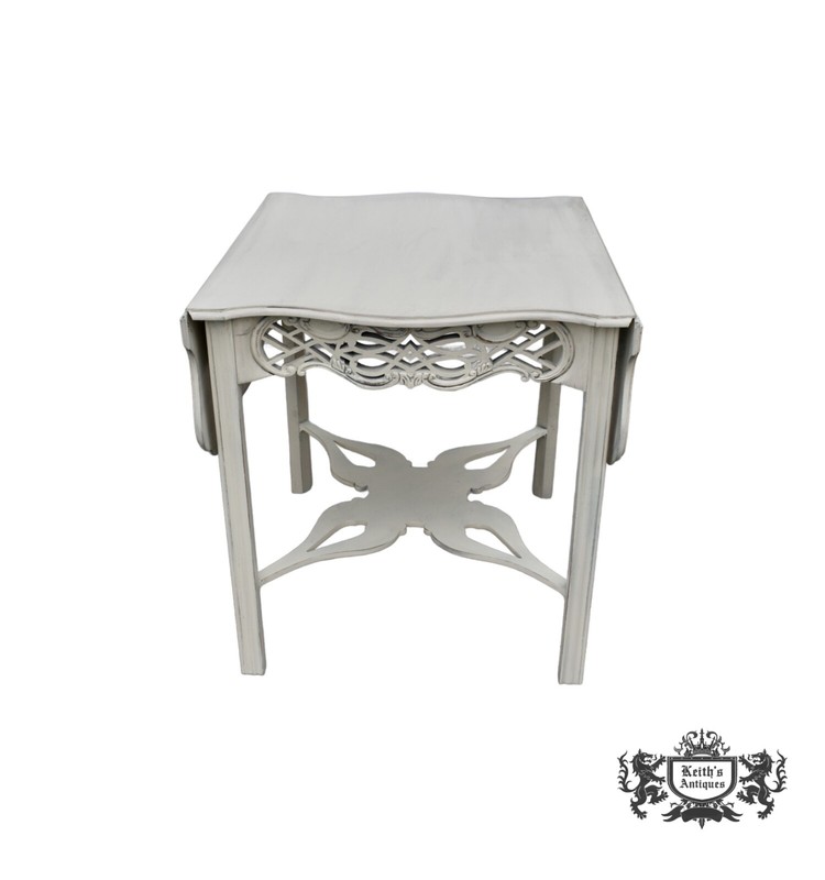 Vintage Baker Country French Style Drop Leaf Table