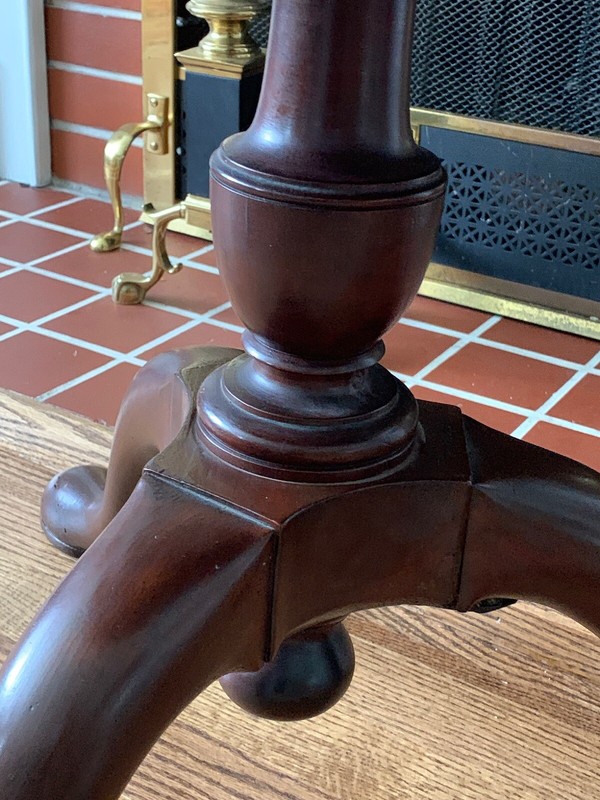 Antique Mahogany 3 Tier Table by Edwards & Sons - London, England gallery