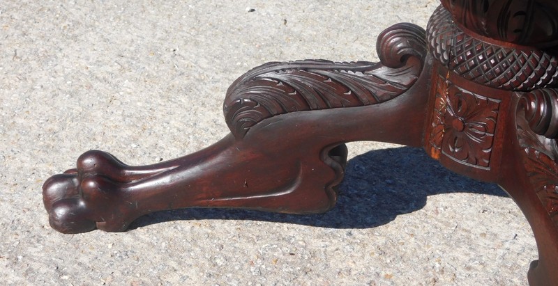 Mahogany Breakfast Table Game Table 38.5 inch Diameter circa 1890 gallery