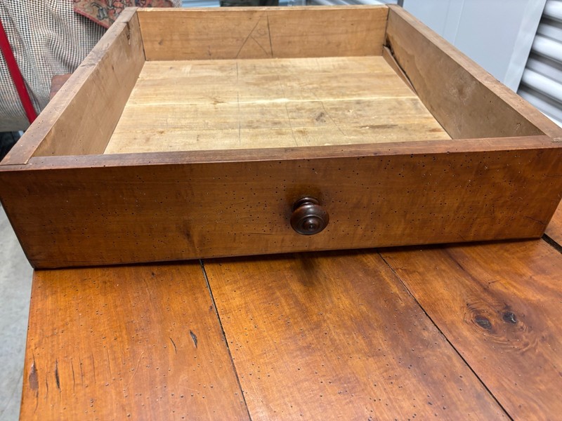 Classic French Farmhouse Table - C. 1840 -1870 Walnut - Three Drawers gallery
