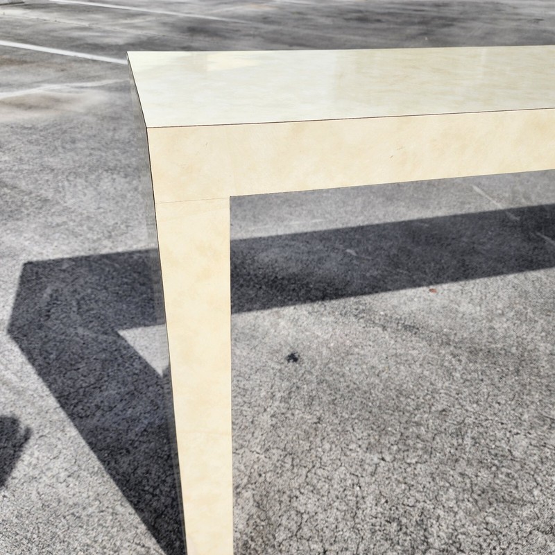 MCM Post Modern Console Table 1970s Waterfall Huge 84" gallery