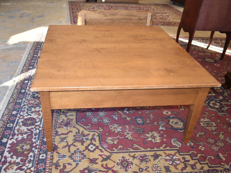 Solid Wood Maple Square Coffee Table gallery