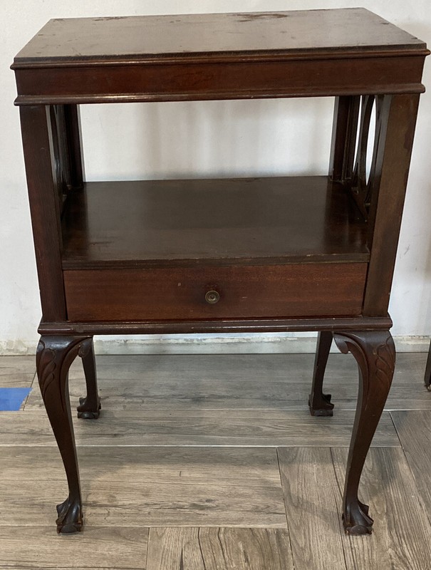 1950 Superior Table Model 9384 Claw Foot Table with Drawer PICK UP CLIFTON NJ gallery