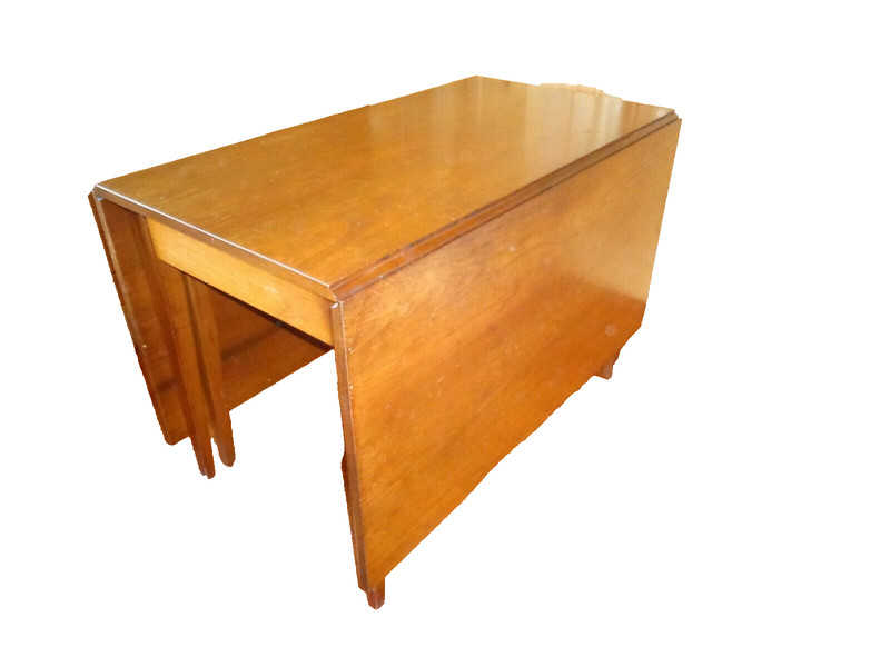 EA CLORE SONS Tapered Leg Drop Leaf Table Dining Library Conference Room VA UVA