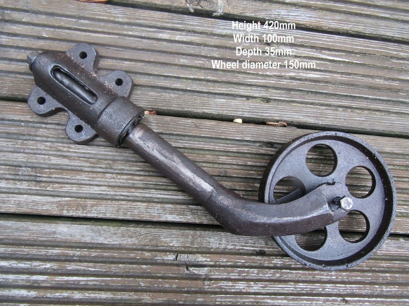 Rustic Victorian style Railway Cart bag trolley table shelf fitting DIY KIT ONLY gallery