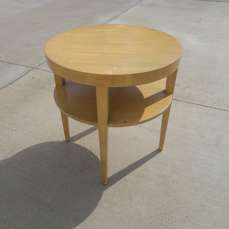 1950s T.H. Robsjohn-Gibbings Widdicomb Modern Original Lamp Side Table gallery