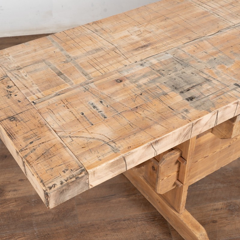 19th Century Rustic Swedish Work Table Console gallery