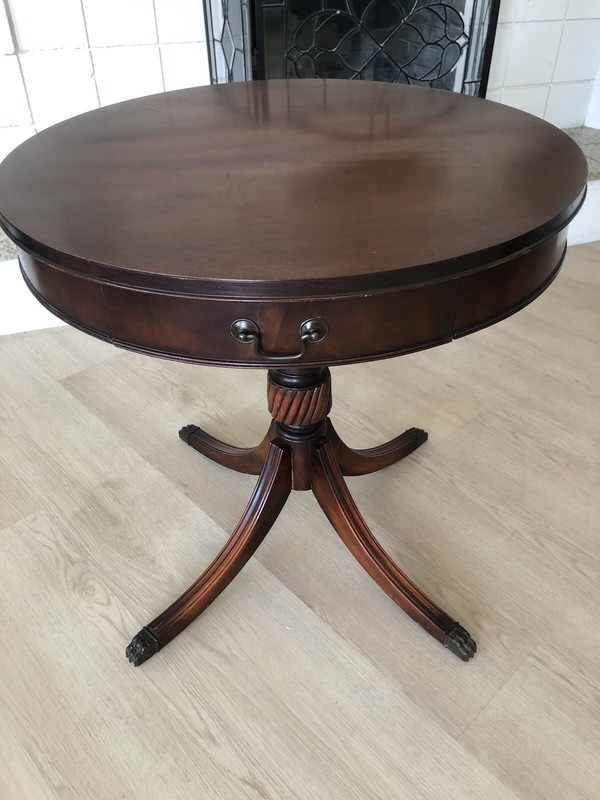 Stickley Mahogany Drum Table