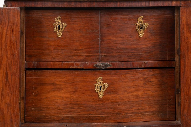18th Century c. 1770 Signed Pierre Denizot French Louis XV Period Bombe Commode gallery