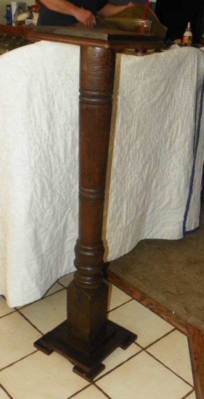 Tall Walnut Fern Stand Plant Stand (PS51)
