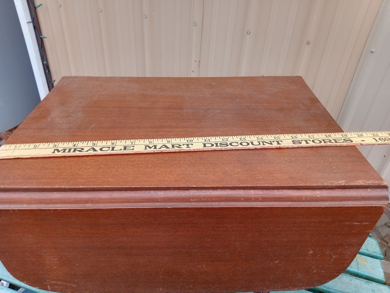Antique Childs Mahogany Drop Leaf Table 1930 Fine Arts Furniture Grand Rapids MI gallery