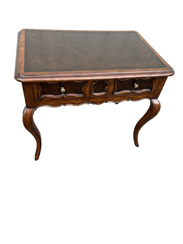 67296 DREXEL HERITAGE Console Library Table Desk with Drawer gallery