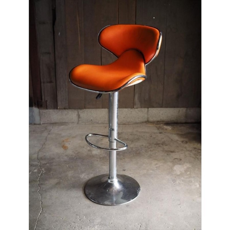 Adjustable Bar Stool Koro-ten Modern Used Japan 21cm (8.3in)