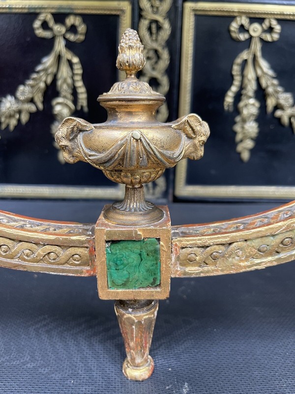 Museum Louis XVI Coffee Table / Side Table, Russia Around 1790, Gilded gallery