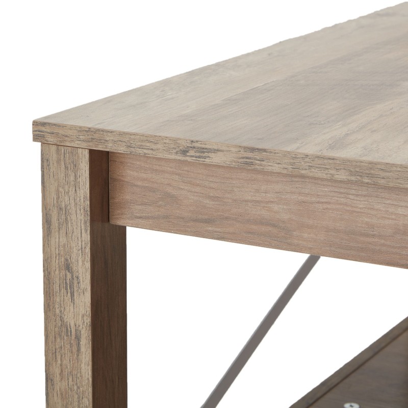 JOMEED 31.5" Square Coffee Table Modern Farmhouse Living Room Furniture, Beige gallery