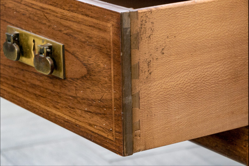 Vintage Marquetry Single Drawer End Tables —A Pair gallery