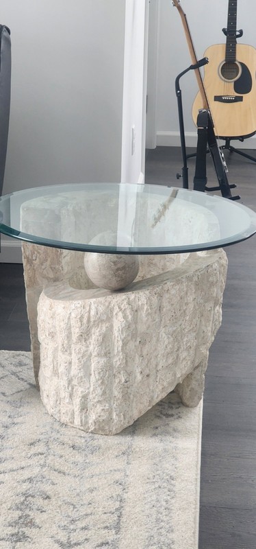 Magnussen 3 table set Tessilated Mactan Stone