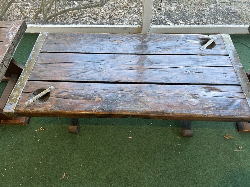 Antique WWII Liberty Ship Hatch Tables gallery