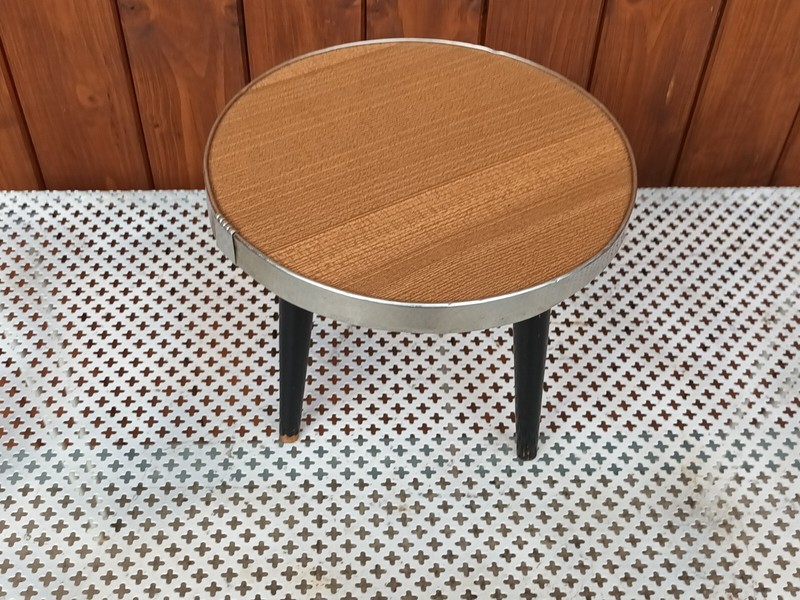 Flower Bench 50s Vintage Flower Table Rockabilly Retro Flower Stand Stool 50s gallery