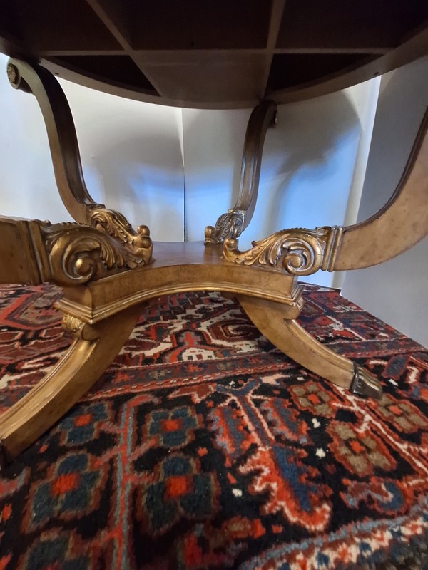 Empire Style Marble Top Century Furniture Co. Center Table gallery