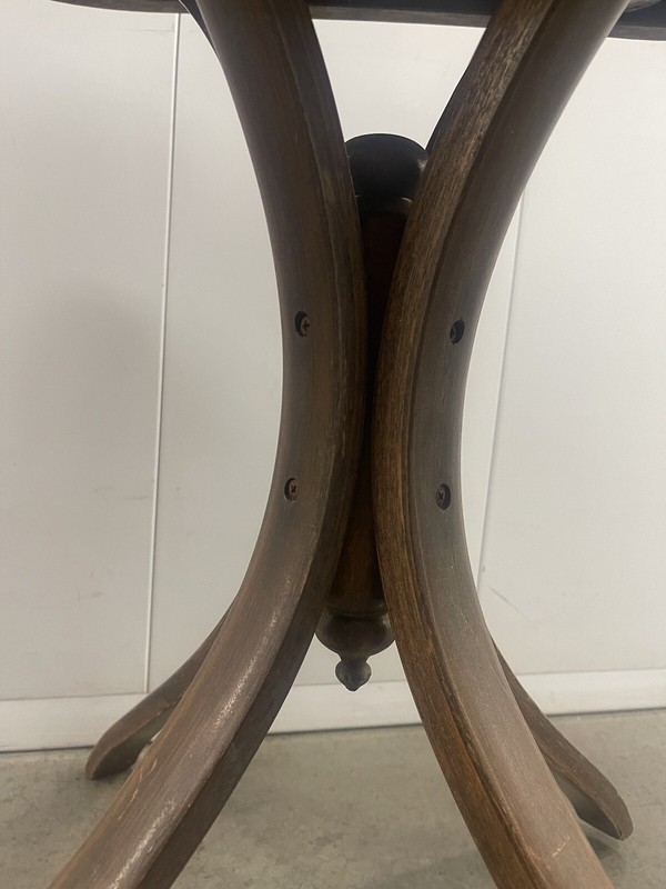 Vintage Bent Wood Cane Side / End Table gallery