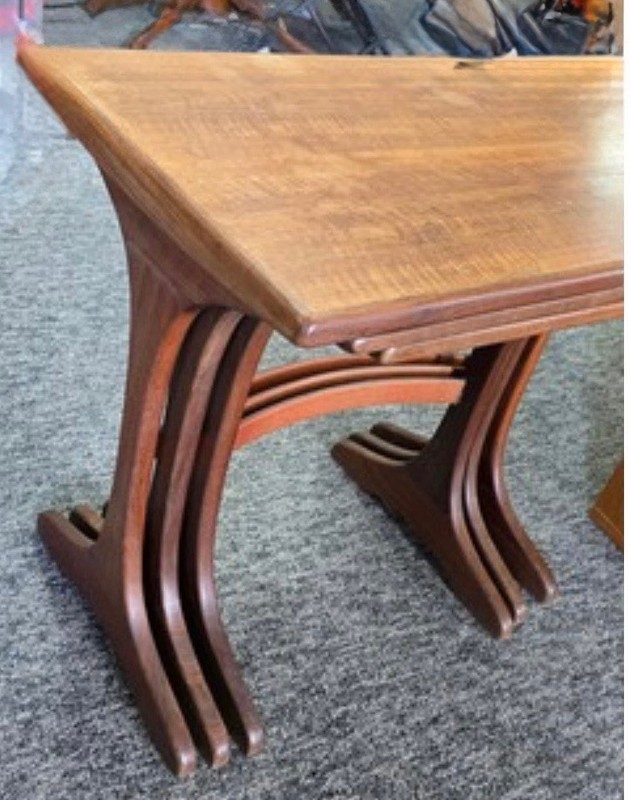 Mid-Century Modern G Plan Fresco Teak Set Of Three Tables gallery
