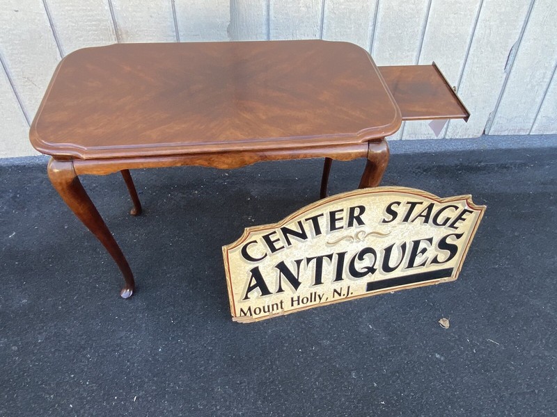 65641 Mahogany Tea Table w/ Pull-outs