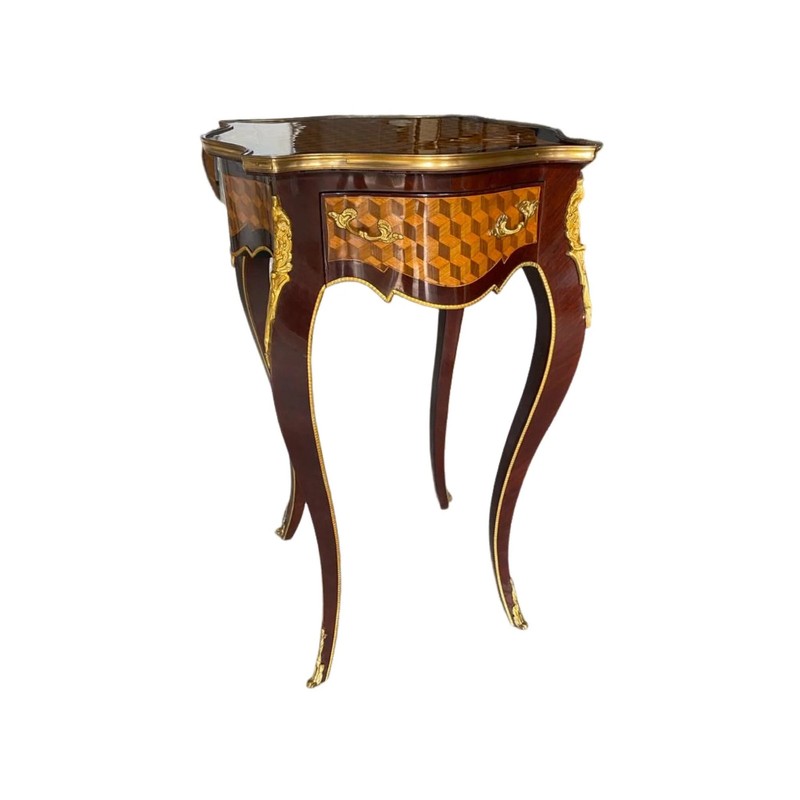 Louis XV Mahogany side Table With Drawer gallery