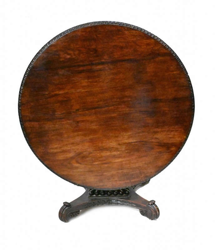 Colonial Dining Table Padauk Burmese Antique Centre Tables 1840