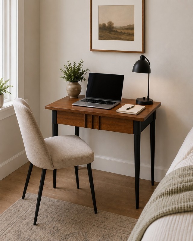Vintage 1960's Mahagony Writing Desk/Accent Table gallery