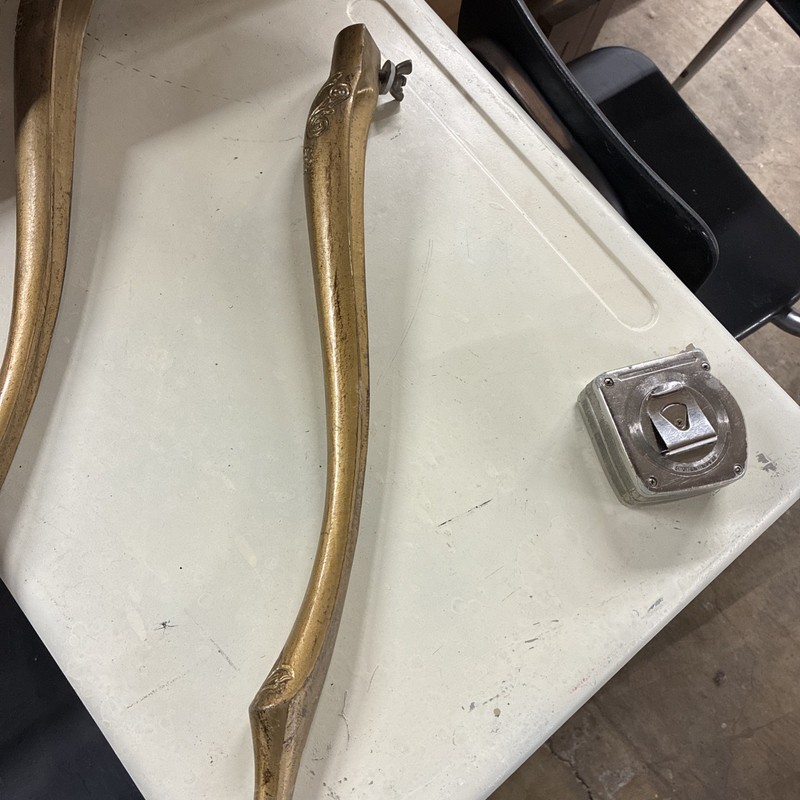 Vtg Gold Florentine Replacement Table Legs 19" Hollywood Regency gallery